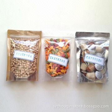 Zipper Pouch/Bag with Bottom Gusset, Comes in Various Colors